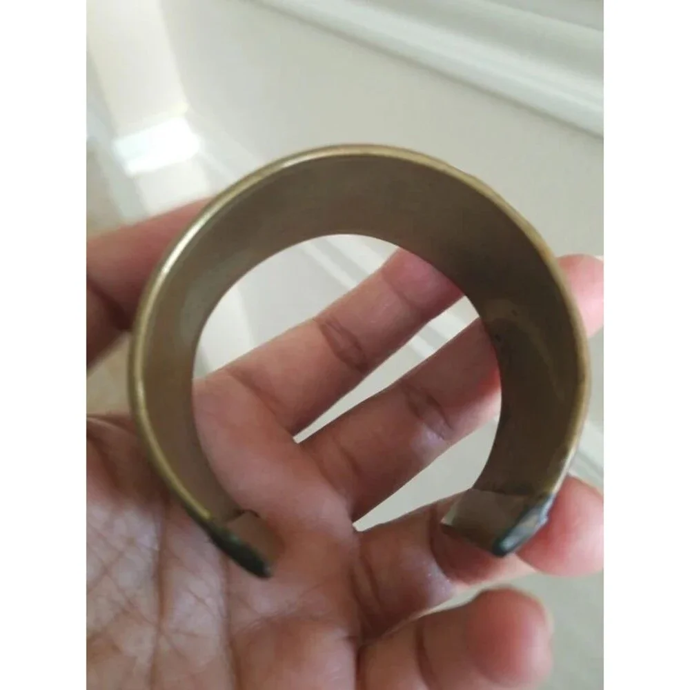 2 piece Vintage bronze cuff bracelets